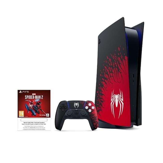 PlayStation 5 Console, Marvel€™s Spider Man 2 Limited Edition Bundle
