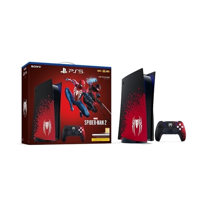 PlayStation 5 Console, Marvel€™s Spider Man 2 Limited Edition Bundle