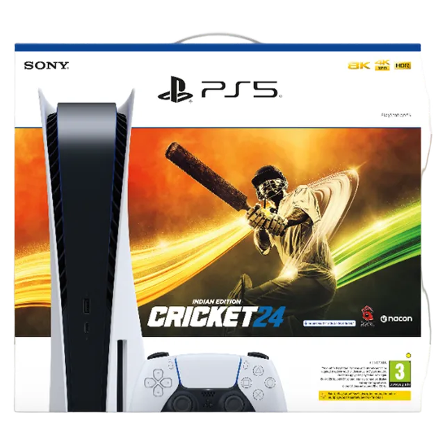 Sony PS5 Console – Cricket 24 Bundle