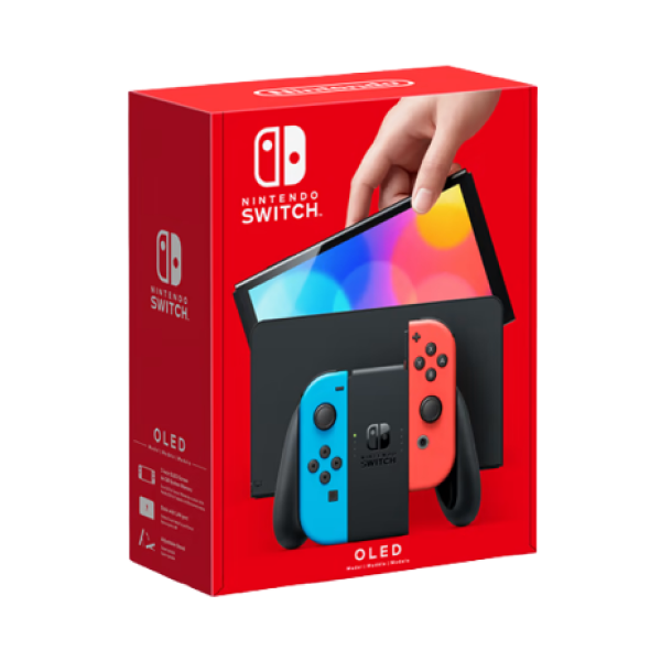 Nintendo Switch - OLED Model Neon Blue/Neon Red set Console