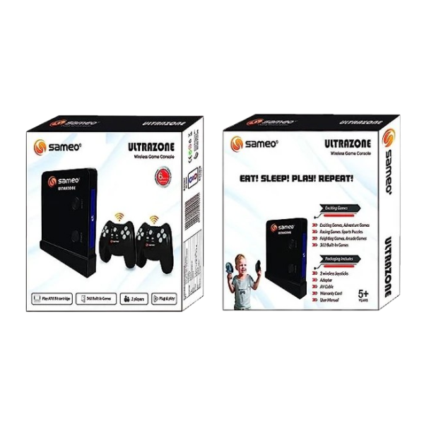 Sameo ULTRAZONE Wireless 8 Bit Game Console for TV - Black