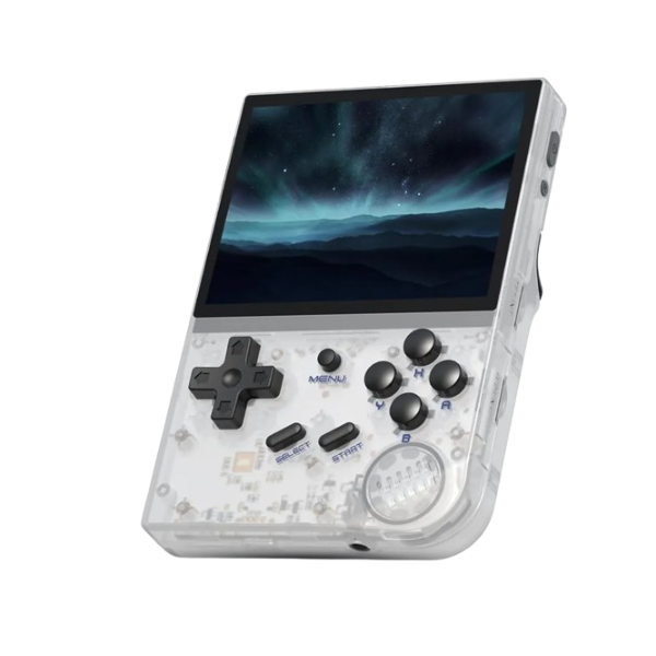 Sameo SG9000 Handheld Retro Game Console - Transparent White