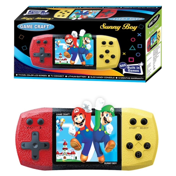 Game Craft Sunny Boy Hand Game Console - Multicolor