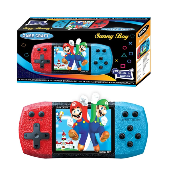 Game Craft Sunny Boy Hand Game Console - Multicolor