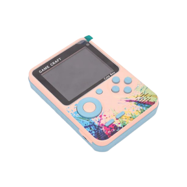 Game Craft Cute Boy Hand Held Game - Pink
