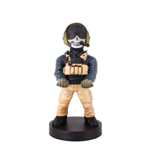Call of Duty: Lt. Simon Ghost Riley Cable Guys Original Controller and Phone Holder for Controller Holder