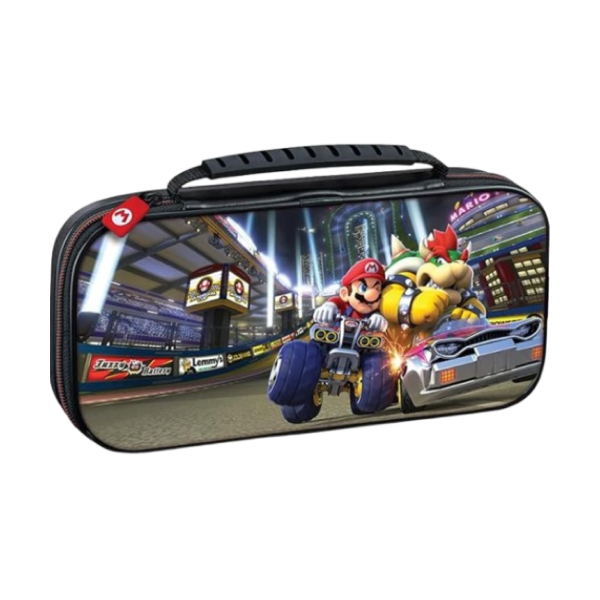 Nintendo Switch Traveller Deluxe Travel Case - Mario Kart Mario / Bowser for Nintendo Switch