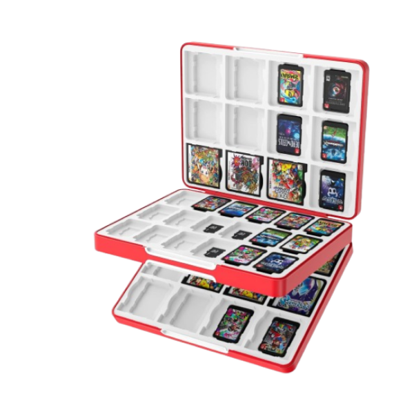 Nintendo Switch Premium Game Card Case - Mario Red