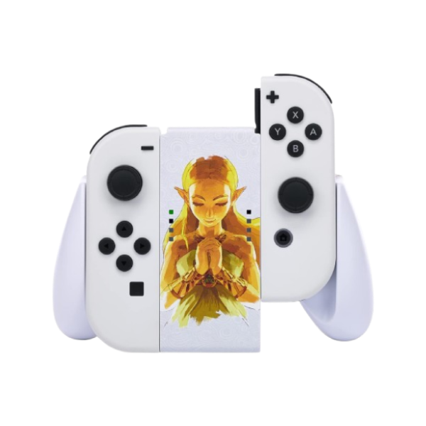 PowerA Joy-Con Controllers Comfort Grip for Nintendo Switch, The Legend of Zelda, Princess Zelda (Officially Licensed)