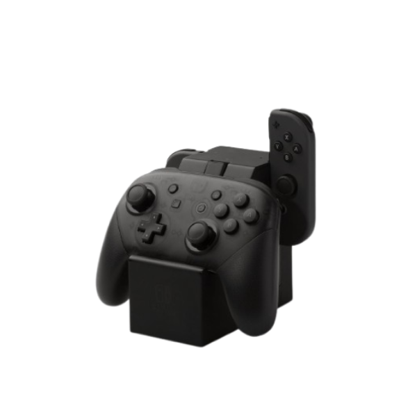 PowerA Joy-Con & Pro Gaming Controller Charging Dock for Nintendo Switch, Black (Officially Licensed)