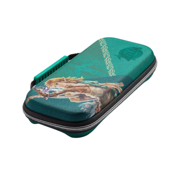 PowerA Protection Gaming Console Kit Case for Nintendo Switch - OLED Model, Nintendo Switch or Nintendo Switch Lite with Accessories Storage, The Legend of Zelda, Archaic Link (Officially Licensed)