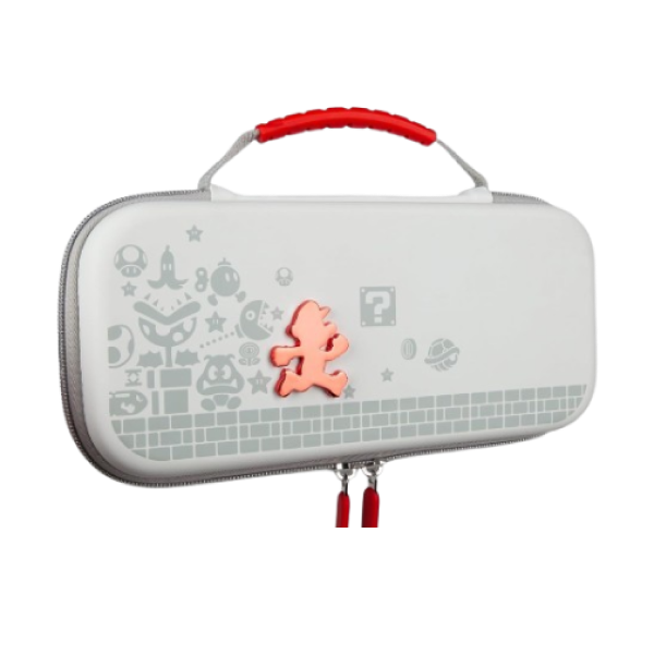 PowerA Protection Gaming Console Kit Case for Nintendo Switch or Nintendo Switch Lite with Accessories Storage, Super Mario Bros, Running Mario (Officially Licensed)