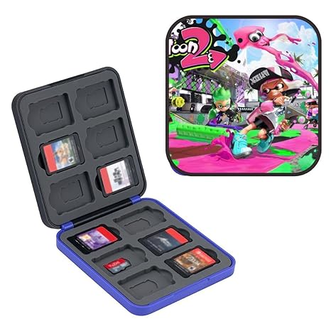 Nintendo Switch Premium Game Card Case - Pink - Green