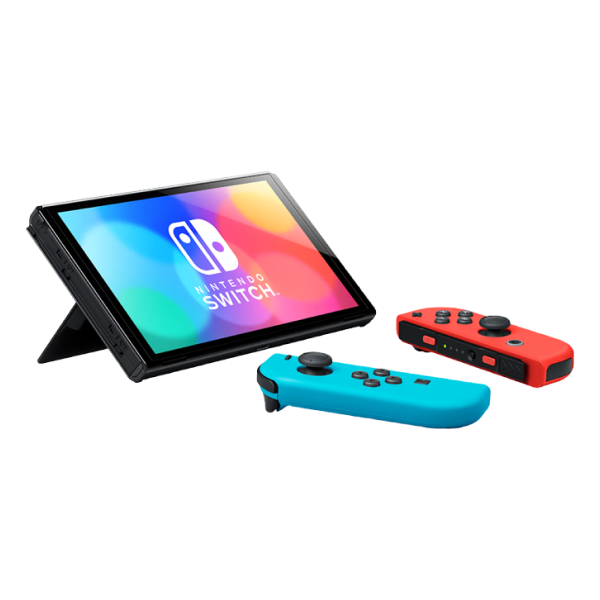 Nintendo Switch OLED Model Neon Blue/Neon Red set Console