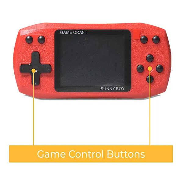 Game Craft Sunny Boy Hand Game Console - Red