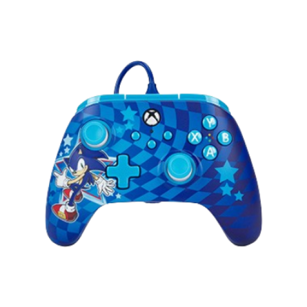 PowerA Advantage Wired Gaming Controller for Xbox Series X/S, Xbox One, PC, Windows 10/11, Sonic Style, Blue (Officially Licensed)