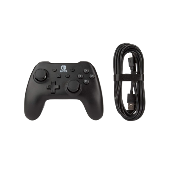 PowerA Wired Gaming Controller for Nintendo Switch, Black (Officially ...