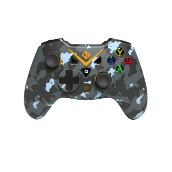 Cosmic Byte C3070W Nebula 2.4G Wireless Gamepad for PC, Upgraded with USB C Port and Works in Wired and Wireless Mode - camo black