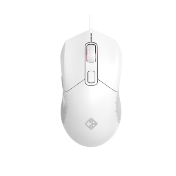 Cosmic Byte Firestorm RGB Wired Gaming Mouse with PTFE Feet - White