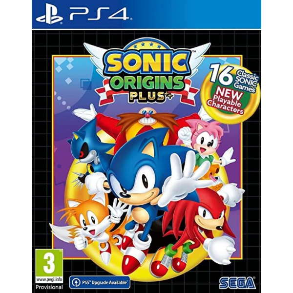 Sonic Origins Plus (Free PS5 Upgrade) for PS4
